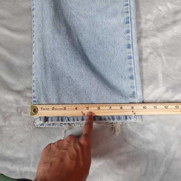 Vintage Quiksilver Wide Leg Denim Jeans Mens 36 (Fits 34x31) Skater Baggy Y2K - Picture 15 of 16